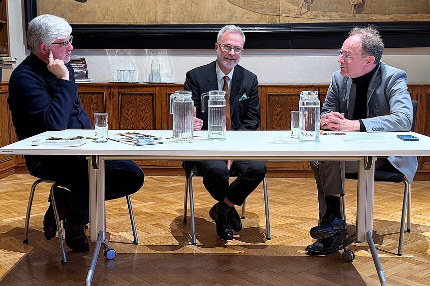 Triegel im Gespräch mit Jan-Heiner Tück